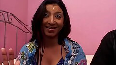 Indian bhabhi Karadi is doing her first adult movie to support her family